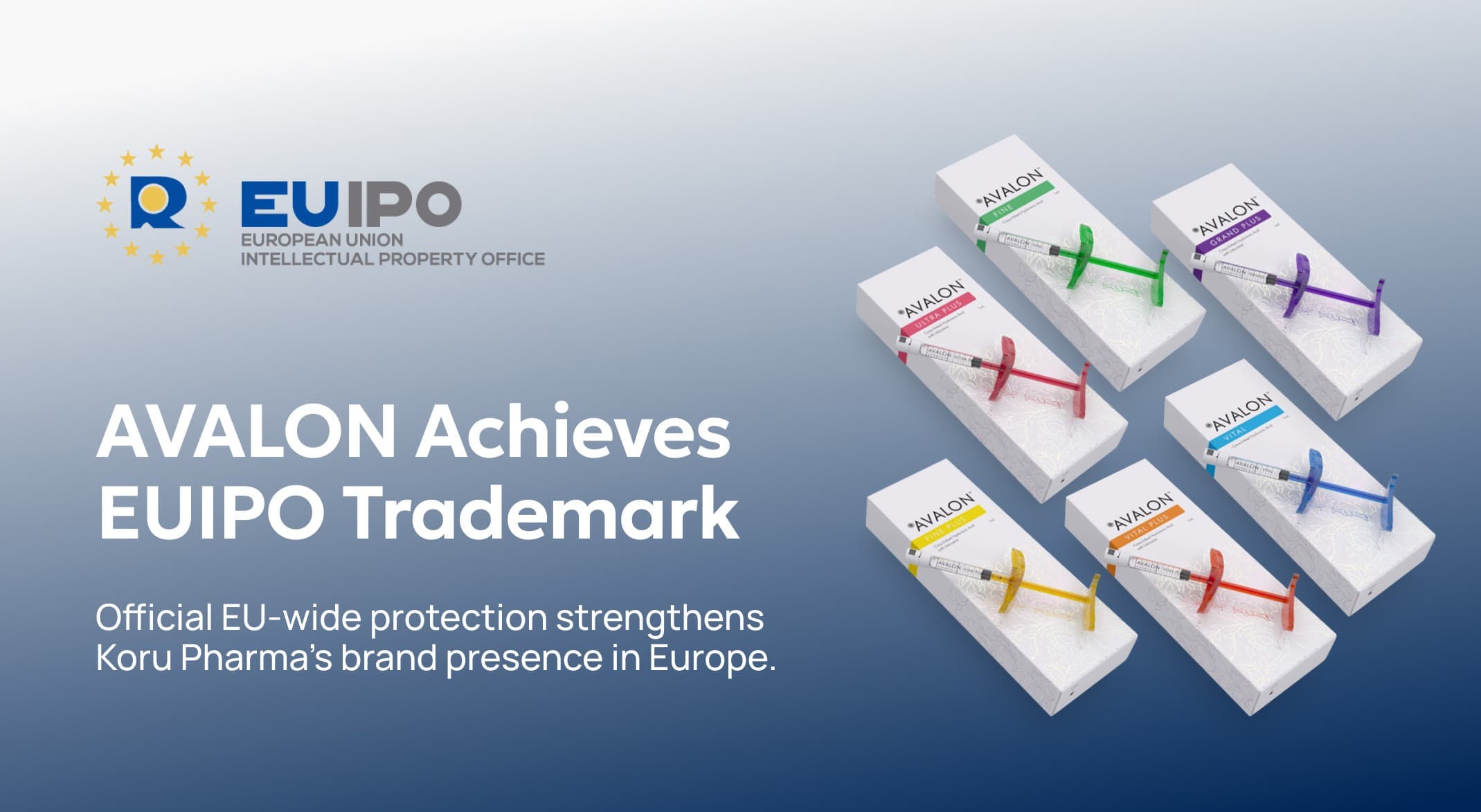 Koru Pharma Achieves Major Milestone with EUIPO Trademark Registration for AVALON Brand